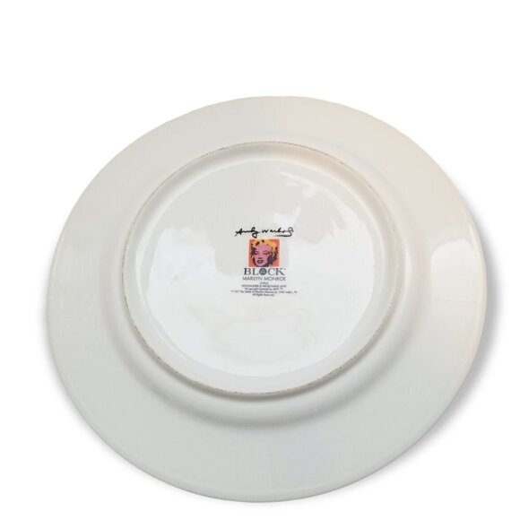 Some Like It Hot by Block Andy Warhol Marilyn‎ Monroe 10.5" Dinner Plate - Picture 3 of 4